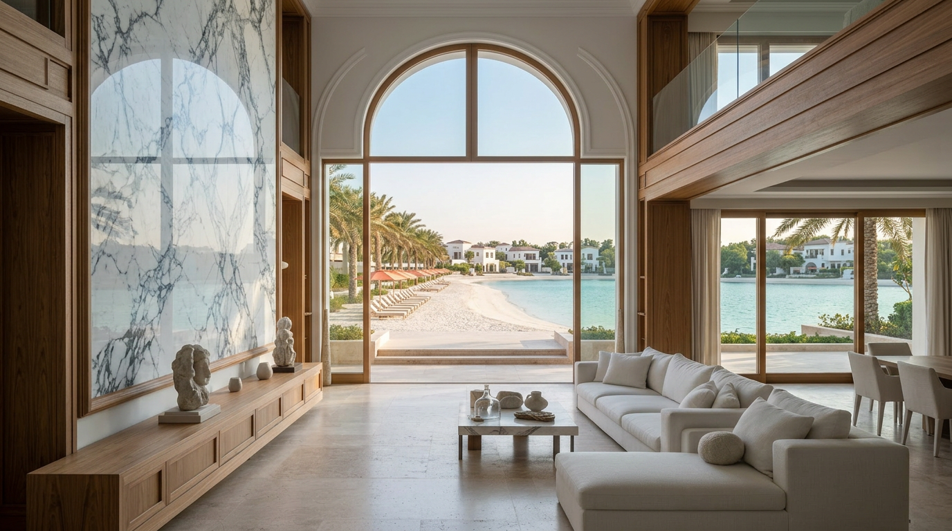 Lagoon beach club at Azizi Venice